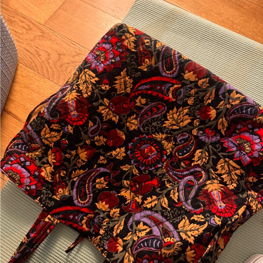 Vera Bradley Floral Paisley Bag - Red, Purple, Yellow, Black